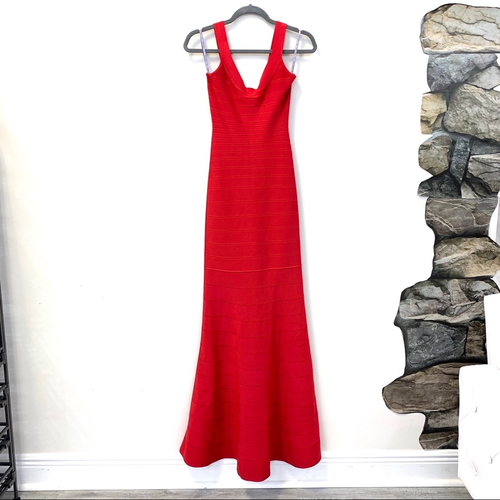 HERVE LEGER "Ellen" gown - Picture 3 of 10